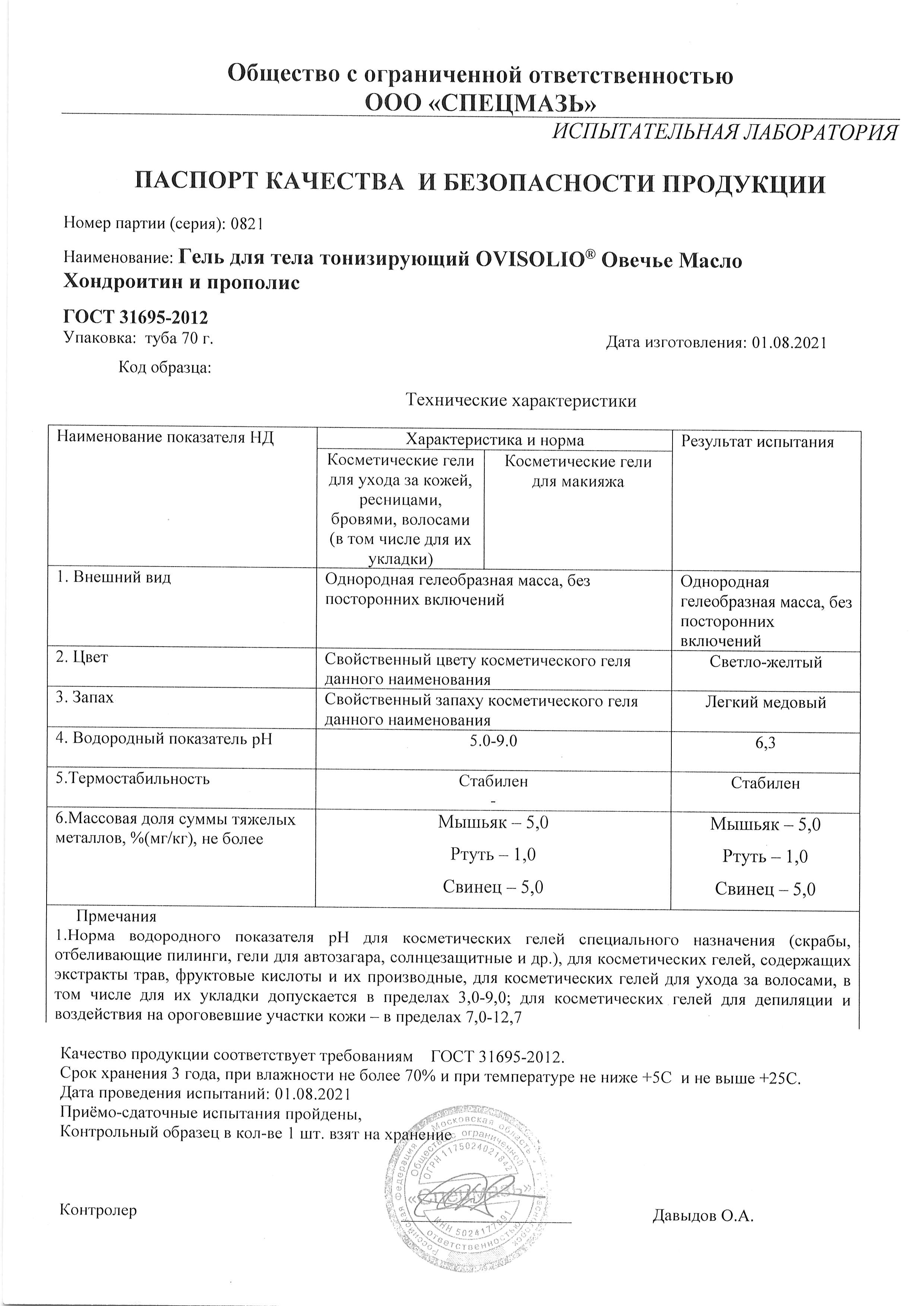 Паспорт №082021